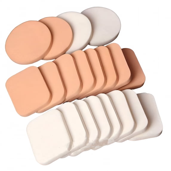 RAGUPEL 2026 New 20Pcs Tablets Make Up Cotton Sponge Makeup Powder Dry Wet Wet Powder Puff Sponge Pad Makeup Pads Cotton Rounds Organic