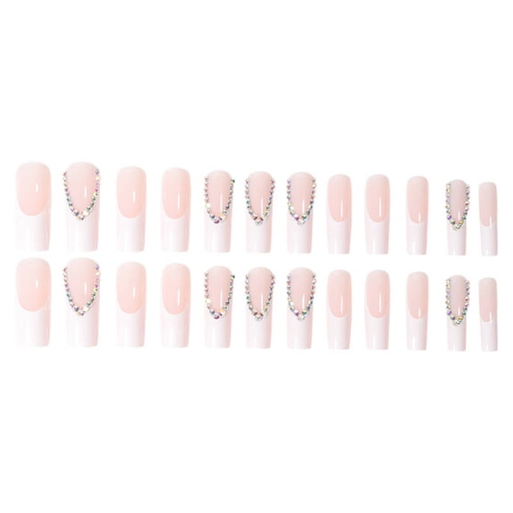RAGUPEL 2026 New 24 Pcs Acrylic Press on Nails Quick & Creative Nail Art Short Nail Tips Instant Application Time-Saving & Effortless Fake Nails Style56