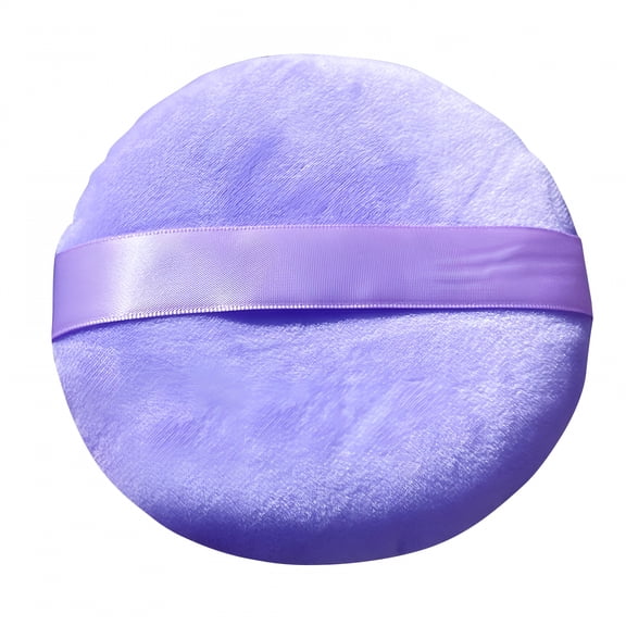 RAGUPEL 2026 New 3Pcs Large Loose Powder Cushion Puff Pure Cotton Powder Puff 5 Inch Body Powder Puff Applicator for Loose Powder Body Powder Cosmetic Foundation Sponges White, Light Purple