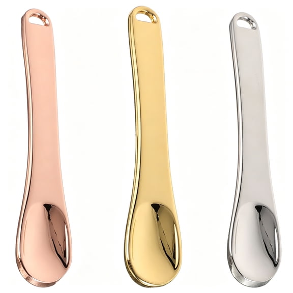 RAGUPEL 2026 New 3Pcs Mini Makeup Spatulas Skin Care Cosmetic Spoons Reusable Face Cream Applicators