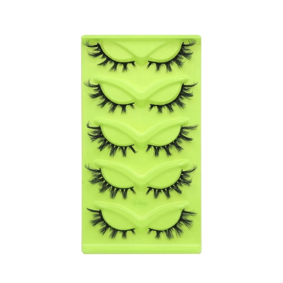 RAGUPEL 2026 New 5Pairs Lashes Wispy Beautiful Eye Lines Eyelash Clusters Simulation of Distinct Roots Cluster Eyelash Extensions Style 6 for Daily Wear Special Occasions Makeup Artistry Photo Shoots