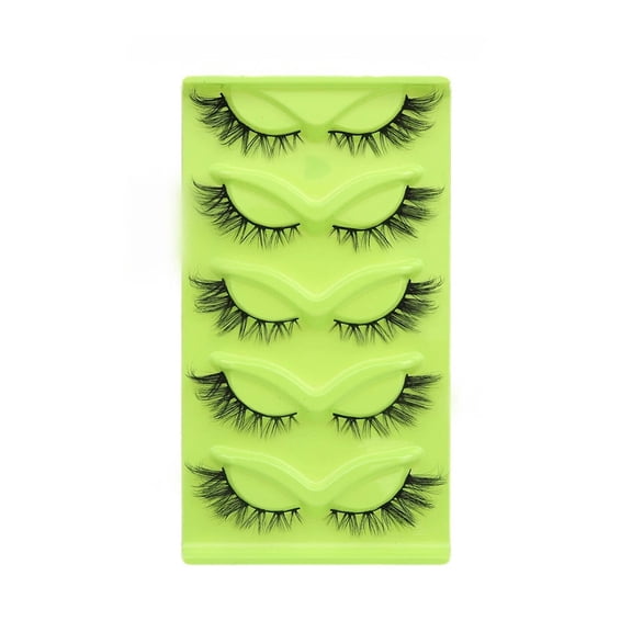 RAGUPEL 2026 New 5Pairs Lashes Wispy Must-Have for Professional Makeup Eyelash Clusters Unique Design with Curved Feeling Cluster Eyelash Extensions for Party Daily Style 3
