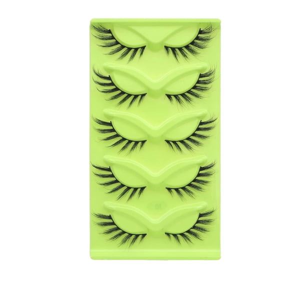 RAGUPEL 2026 New 5Pairs Lashes Wispy Suitable for Various Shapes Eyelash Clusters Silky and Smooth Touch Cluster Eyelash Extensions for Daily Wear Parties Photoshoots Style 10