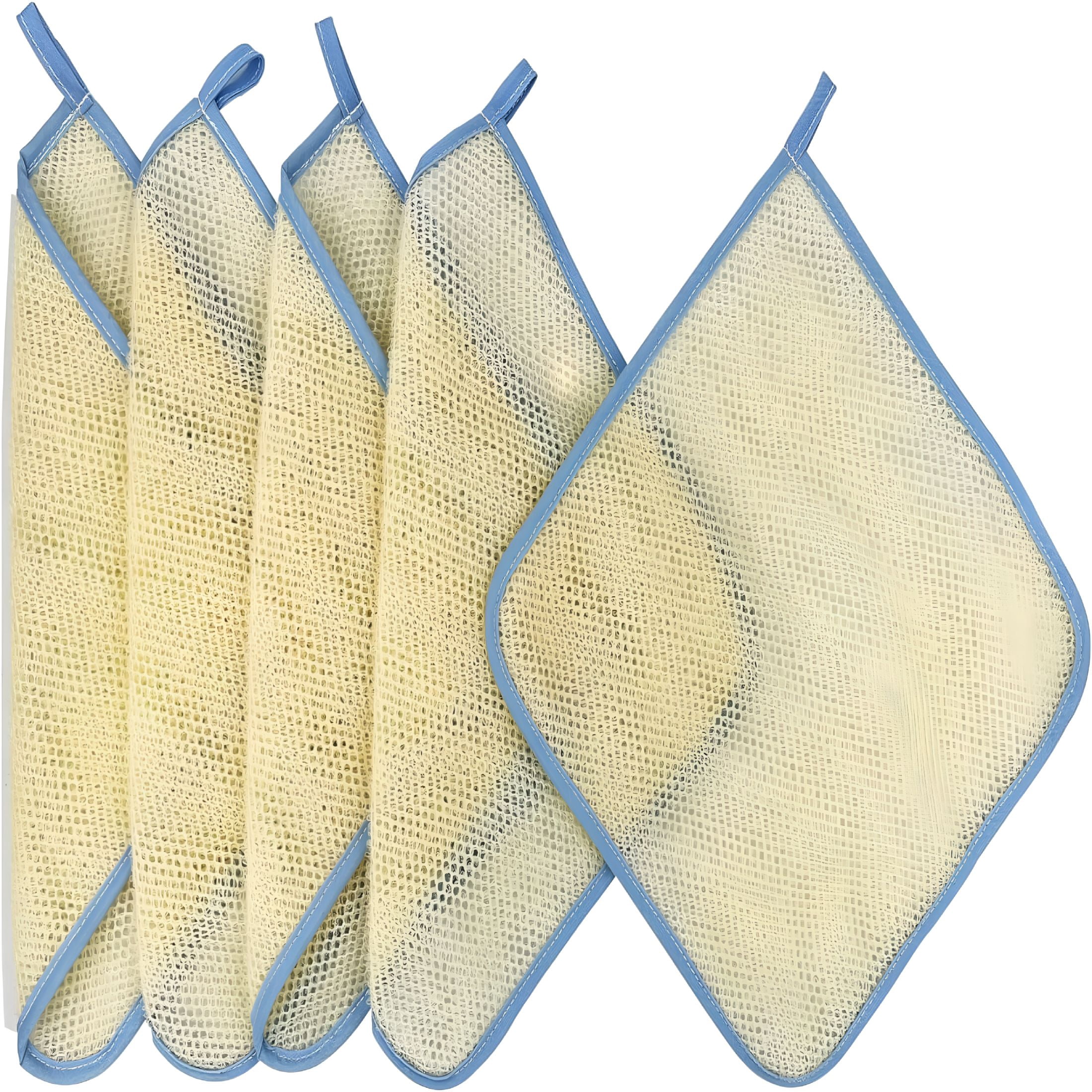 RAGUPEL 2026 New 5Pcs Double Layer Home Spa Bath Shower Exfoliate ...