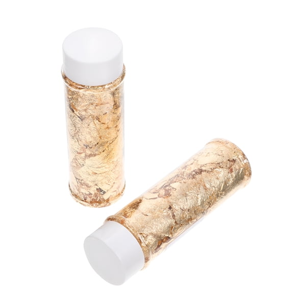 RAGUPEL 2026 New 8 Bottles Gold Foil Gold Flakes Edible Flowers Nail Decorations for Nail Art Gold Leaf Gold Sprinkles for Diy Nail Art, Decoration, Crafting, Scrapbooking, Body Art.