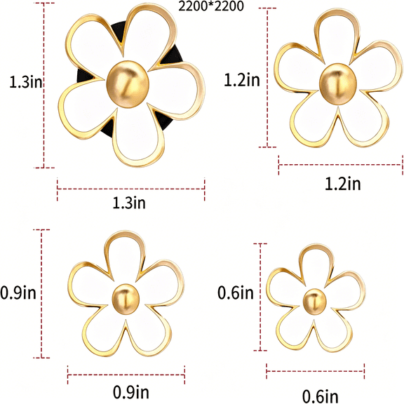 RAGUPEL 2026 New 8-Pack Daisy Air Vent Clips-Pink Floral Car Vent Decor with Fragrance Diffuser Function