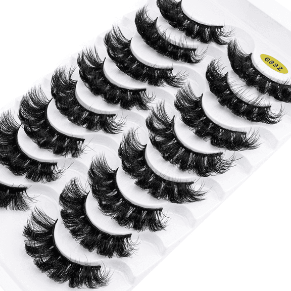 RAGUPEL 2026 New 8Pairs Lashes Wispy Suitable for Daily Wear Eyelash Clusters Soft and Delicate Touch Cluster Eyelash Extensions Style 3 for Daily Makeup Party Festival Wedding Photo Shoot Beauty