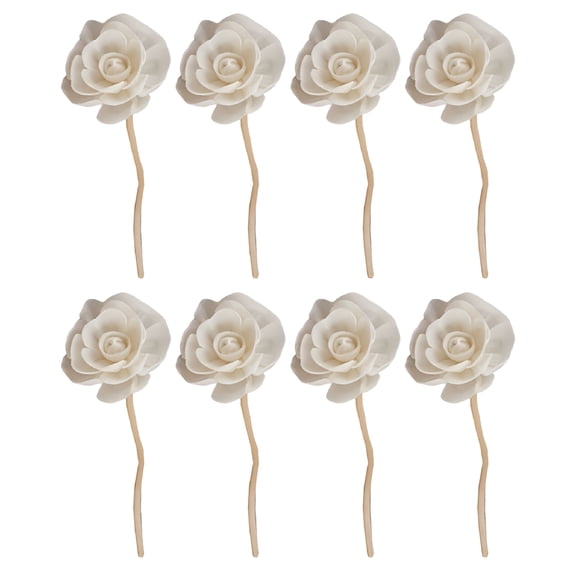 RAGUPEL 2026 New 8Pcs Diffuser Sticks Flower Natural Fragrance Reed Diffuser for Home,Office,Spa,Bedroom,Living Room,Studio