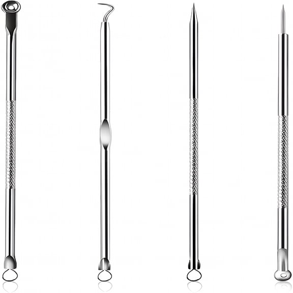 RAGUPEL 2026 New Blackhead Removal Tool, Pimple Popper Extractor Tool Kit, Used for Removing Blackheads, Acne, Comedone, Flaw White Heads on Nose and Face, Professional Stainless Steel Removal Tool.