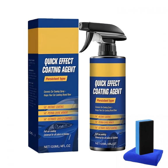 RAGUPEL 2026 New Car Nano Quick Coat Restore,4.23 Fl Oz Quick Effect Coating Agent,Nano Car Coating Spray(1Pcs)For Car Exterior,Vehicle Detailing,Paint Protection,Car Care
