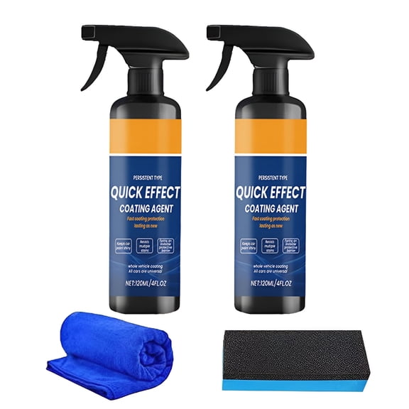 RAGUPEL 2026 New Car Nano Quick-Coat Restore-Coating Spray,Nano Quick Coat Restore-Quick Effect Coating Agent for Car,Car Coating Spray for Shine&Protection for Car,Truck,Suv,Van(2Pcs)