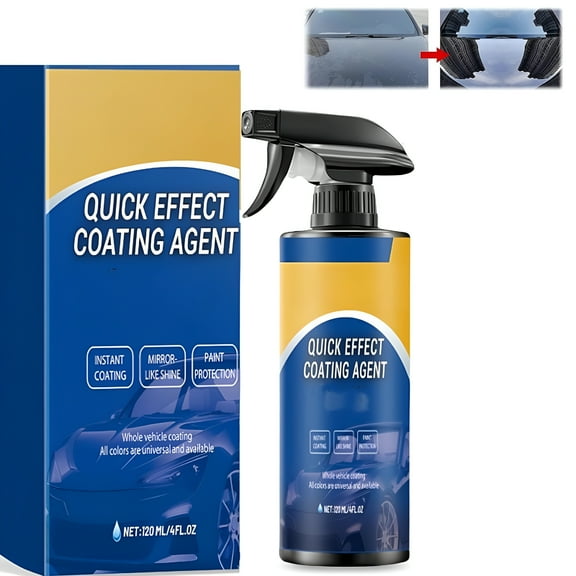 RAGUPEL 2026 New Car Polish, Quick Effect Coating Agent for Car, 3-In-1 Waterless Advanced Quick-Acting Coatings Agent Spray, for All Car Models
