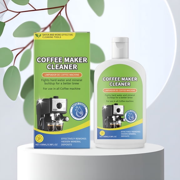 RAGUPEL 2026 New Coffee Machine Descaler, 100ml Deep Cleaning Solution for Coffee Makers and Espresso Machines, Removes Coffee Oil Deposits for Daily Appliance Maintenance