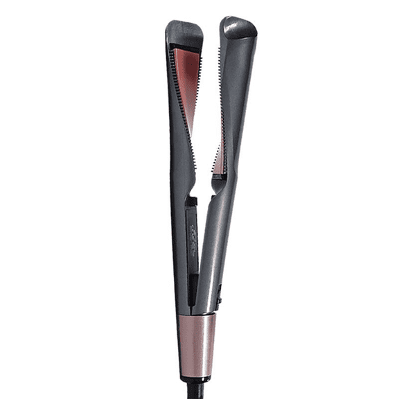 RAGUPEL 2026 New Curling Iron 2 in 1 Straightening & Curling Wand Flat Iron with Anti-Static Technology Twisted Hair Curler with Digital Lcd Display