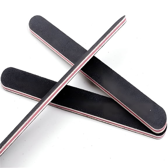 RAGUPEL 2026 New Emery Boards for Nails, Nail Files, 100/180 Grit, 12 Ct Black Fingernail File, 12Pcs for Manicures, Pedicures, Nail Care, Home Use, Salon, Diy Nail Art