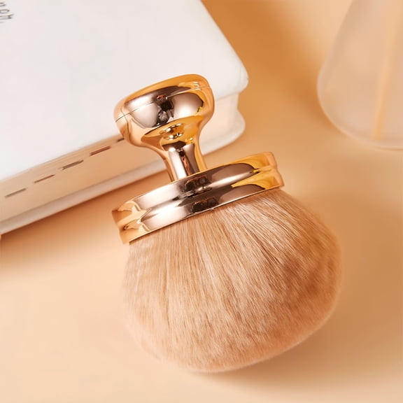 RAGUPEL 2026 New Extra Large Rose Gold Self Tanning Blend Brush 3 Inch Width Professional Powder Foundation Blusher Bronzer Face Ring Cover Foundation Makeup Brushes