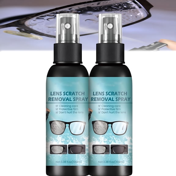 RAGUPEL 2026 New Eyeglass Scratch Remover - Professional Lens Scratch Repair Kit for Glasses and Sunglasses, Glass Grinding Polish and Cleaning Spray, Restore Clarity to Scratched Lenses