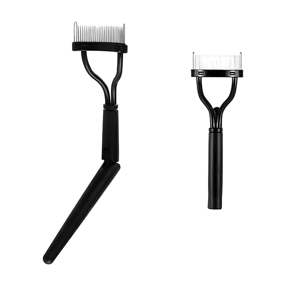 RAGUPEL 2026 New Eyelash Comb, Lash Brush Comb Separator, Eyelash Separator Tool with Metal Teeth, Eyelash Brush Curler Makeup Mascara Applicator, Eye Makeup Brush Tools, Metal Lash Comb