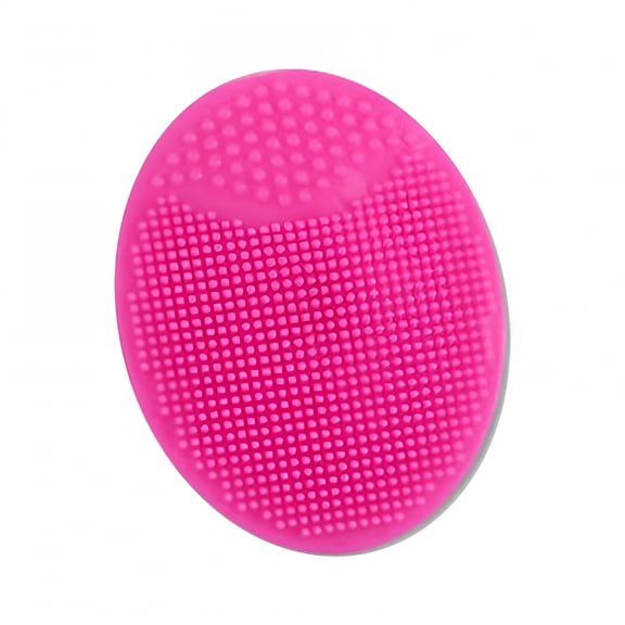 RAGUPEL 2026 New Face Scrubber Soft Silicone Facial Cleansing Brush Pore Blackhead Removing Exfoliating Scrub for All Kinds of Skin, Rose Red