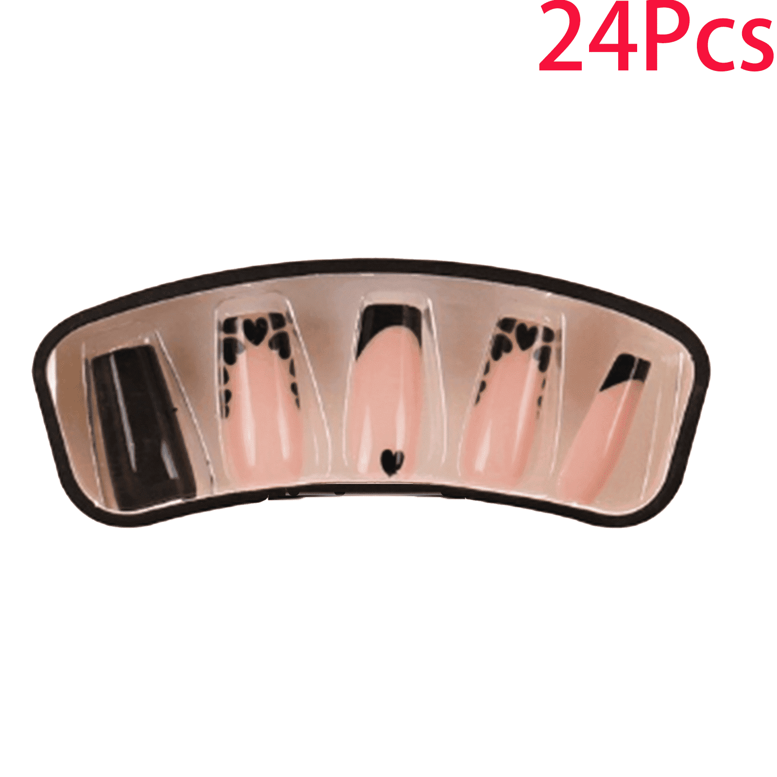 RAGUPEL 2026 New French Tip Press on Nails Short Almond Shape Short Nail Tips Safe Abs Press on Nails Short Almond Style7 for Quick Styling Special Occasions Home Use Diy Manicures