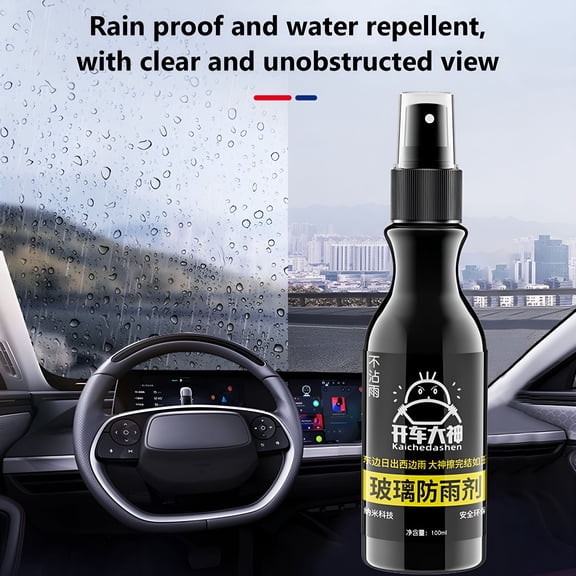 RAGUPEL 2026 New Glass Defogging Agent Windshield Home Car Anti-Fog Spray Hydrophobic Water Repellent Rain Prevention Long Lasting Protective Barrier 100Ml 16Cm Tall 1 Pack