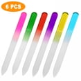 thumbnail image 1 of RAGUPEL 2026 New Glass Nail Files (6Pcs) Crystal Glass Nail File Set - Glass Manicure Tools - Glass Fingernail Files for Natural & Acrylic Nails Double Side Nail Care with Case - 6 Color, 1 of 7