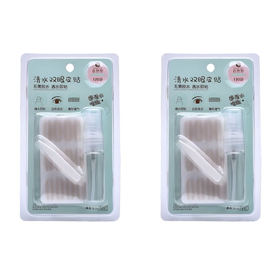 RAGUPEL 2026 New Invisible Double Eyelid Sticker, Eye Lid Tape for Hooded Eyes, Waterproof Invisible Double Eyelid Tape - 120 Pieces Natural Fiber Lace Eyelid Lifter Strips