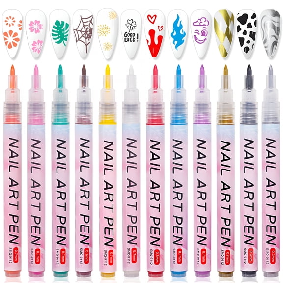 RAGUPEL 2026 New Nail Art Graffiti Pen Uv Gel Polish Waterproof Drawing Painting Liner Brush Diy for Home, Salon, Party, Gift, Daily