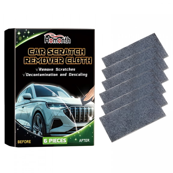 RAGUPEL 2026 New Nano Sparkle Cloth Car Scratches Remover,6 Pack Nano Magic Cloth Scratch Remover for Car Scratch Repairing,Light Paint Scratches,Surface Polishing