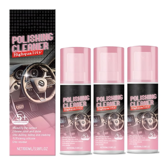RAGUPEL 2026 New Polishing Cleaner,Car Cleaner Interior,Car Cleaning Kit,Car Interior Cleaner-Car Detailing Kit Interior Cleaner,Interior Car Detailing Kit,Multipurpose Polishing Cleaner 15Oz
