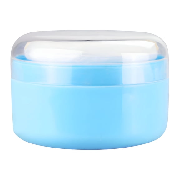 RAGUPEL 2026 New Powder Puff 2 Set After-Bath Powder Puff Box Empty Body Powder Container with Bath Powder Puffs and Sifter for Home and Travel