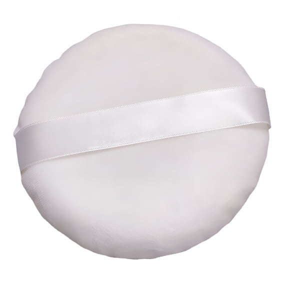 RAGUPEL 2026 New Powder Puff 5.1Inch Large Loose Powder Puff for Body Powder for Face,Body,Makeup Ultra Soft Washable Velour Fluffy Body Powder Puffs with Ribbon