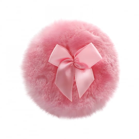 RAGUPEL 2026 New Powder Puff Baby Powder Puff Glitter Round Bow Baby Powder Puff Bow Knot Body Powder Puff Round Powder Puff Washable Sponges for Face Vintage Makeup Compact Lot