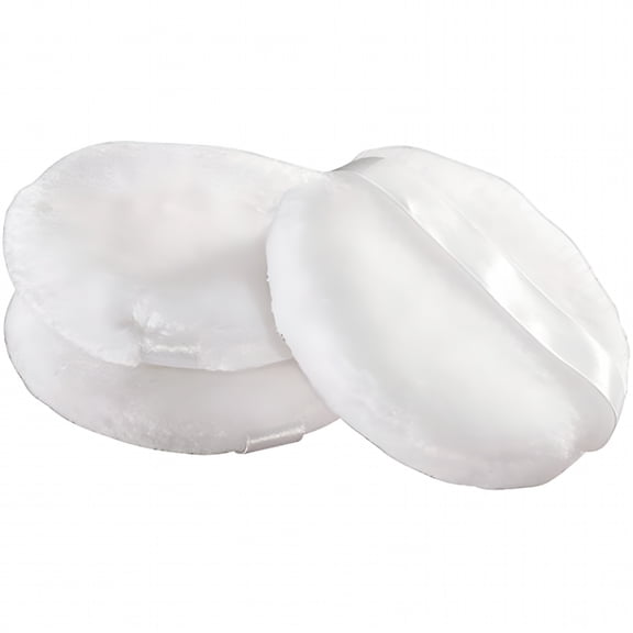 RAGUPEL 2026 New Powder Puff Large Velour Body Makeup Puffs with Satin Ribbon, 4 Inch 3 Pcs for Makeup Application, Body Powder, Beauty Routines, Smooth Finish, Salon Use.