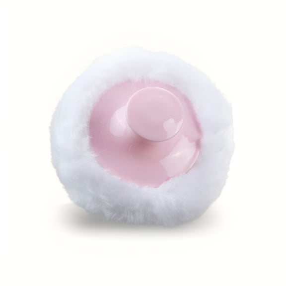 RAGUPEL 2026 New Powder Puff Sponge Pad Babyhandle Furry Plush Body Cornstarch Foundation Face Loose Large Dusting Fur Short for Face,Body,Makeup,Powder,Cosmetic Application