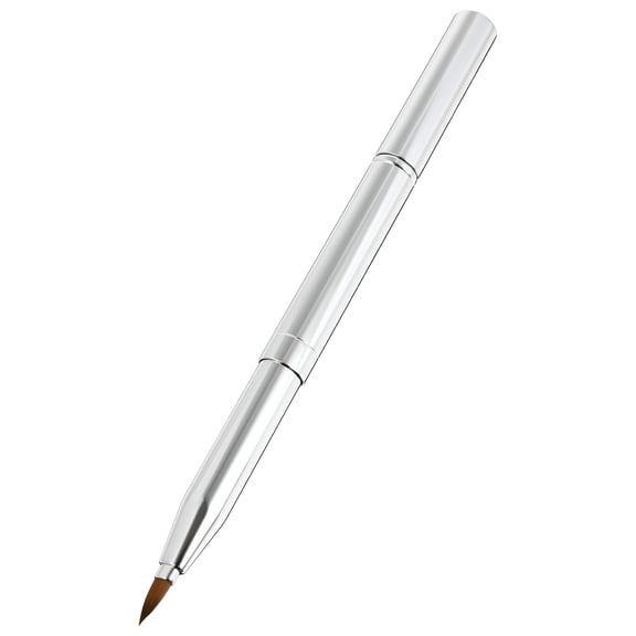 RAGUPEL 2026 New Retractable Lip Brush Cosmetic Tool Compact Portable Metal Shell Lip Brush Makeup Brush Flexible Lipstick Lip Gloss Applicator Brush Makeup Tools