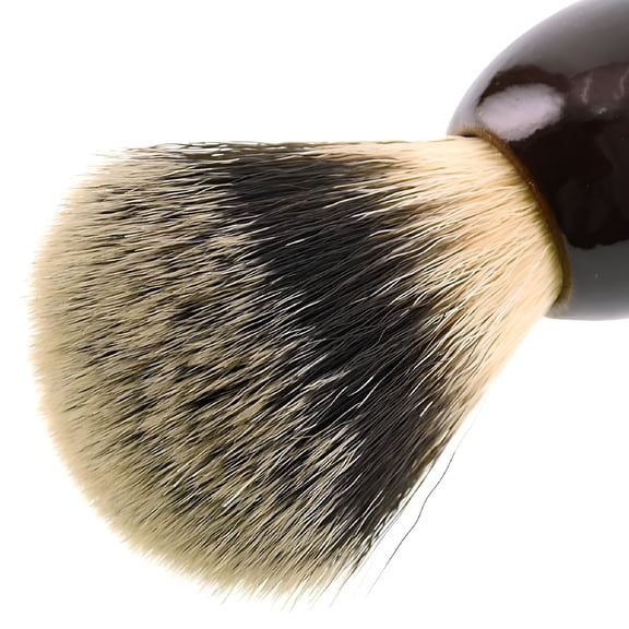 RAGUPEL 2026 New Shaving Brush-Wooden Handle,Nylon Hair,Brown,103.73.7Cm,Perfect for Traditional Shaving,Includes 2/4 Shaving Brushes for Men