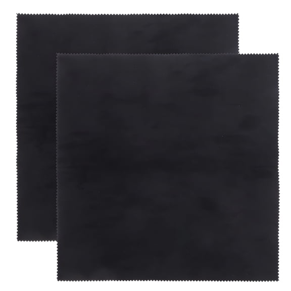 RAGUPEL 2026 New Silver Polishing Cloth 2Pcs Microfiber Cleaning Cloth for Jewelry Cleaning (30 X 30Cm Random Color)