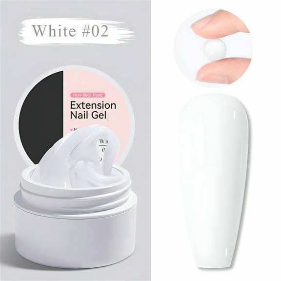 RAGUPEL 2026 New Solid for Nails, Non-Sticky Poly Gel Nail Extension Nude Hard Gel Nails 3D Gel Nail Art Sculpting Gel Molding Gel Beginners-Friendly Nail Starter Kit