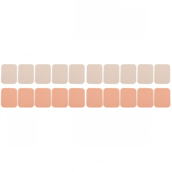 RAGUPEL 2026 New Square Puff Portable Facial Makeup Pad Tool Synthetic Sponge for Face,Makeup White Powder 20 Pcs