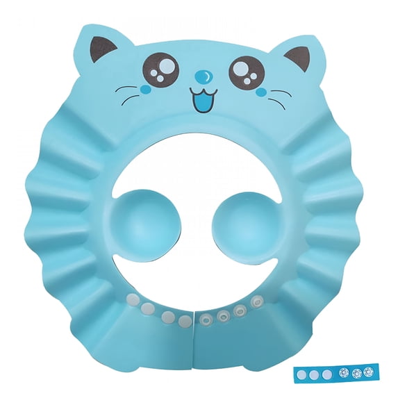 RAGUPEL 2026 New Toddler Baby Shampoo Cap Adjustable Bath Shield Visor Hat Kids Hair Washing Shampoo Shield Sky Blue 0 Years-8 Years