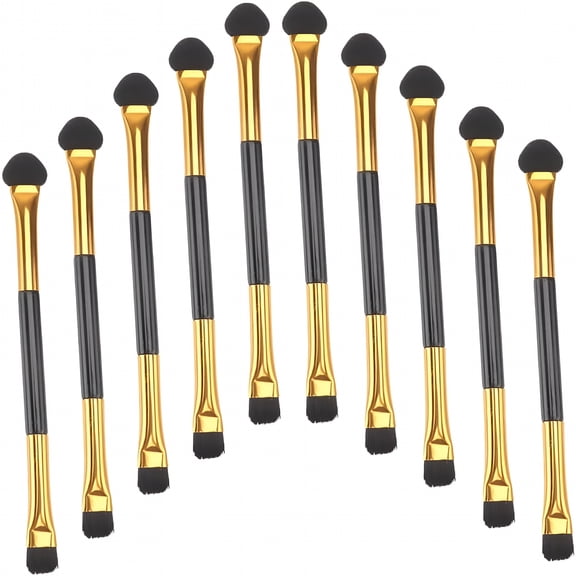 RAGUPEL 20pcs Double Ended Eyeshadow Brush Powder Makeup Double Sided Makeup Brushes Disposable Makeup Applicator Concealer Brush Dual Ended Eyeshadow Brush Eye Cosmetics Brush