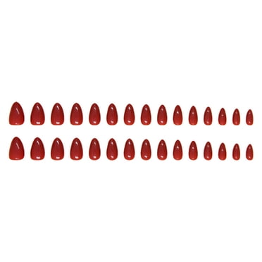 RAGUPEL Press on Nails Short,Brightening Color Effect Almond Nail Tips