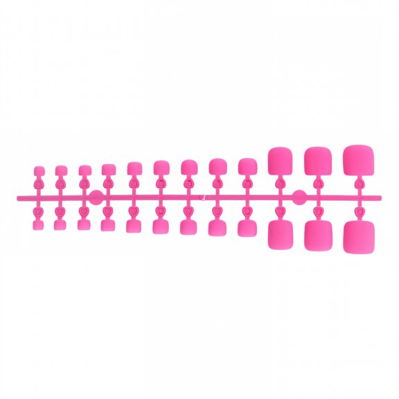 RAGUPEL 24 Pcs Toe Press On Nails, Short Square Nail Tips, Travel-Ready Pedicure Set, Simple Style Fake Toenails for Party and Work, Style1