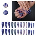 thumbnail image 1 of RAGUPEL 24Pcs Glue on Nails for Women,Checkerboard Coffin Nails Tips,Glossy Nails Press On,Nail Press Ons Suitable for Parties,Gatherings and Photo Shoots,Style2, 1 of 7