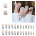 thumbnail image 1 of RAGUPEL 24Pcs Glue on Nails for Women,Diamond-Accented Coffin Nails Tips,Dimensional Flower Stick on Nails for Women,Press on Nails Summer for Photoshoots,Stage Or Red Carpet,Style1, 1 of 7