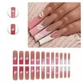 thumbnail image 1 of RAGUPEL 24Pcs Glue on Nails for Women,Lip Pattern Press on French Tip Nails,Bright Surface Square Nail Tips,Press on Nails Long for Photography,Red Carpet and Stage,Style2, 1 of 7