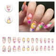 thumbnail image 1 of RAGUPEL 24Pcs Glue on Nails for Women,Stars and Moon Almond Shaped Press on Nails,Glossy Finish Full Cover Nail Tips,Presson Nails for Women for Daily Life,Dating and Gatherings,Style3, 1 of 7