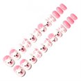 thumbnail image 1 of RAGUPEL 24Pcs Press on Nails for Kids,Hand-Painted Bear Press on Nails,Removable with Adhesive Backing False Nails,Style2, 1 of 6