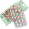 thumbnail image 1 of RAGUPEL 24Pcs Press on Nails for Kids,Rainbow Series Kids Nails,Adhesive Backing Does Not Damage Nails Kids Press on Nails,Style1, 1 of 6